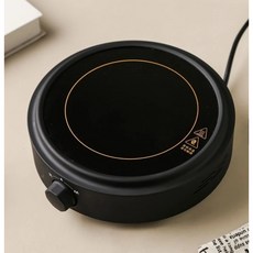 【阿瑟3C】台灣公司附發票 電陶爐 電陶爐 燒水煮茶爐 電子爐 家用電磁爐 小型電陶爐 靜音 燒水爐 不挑鍋, 黑晶體轉鈕電陶爐(黑色不含茶壺)110V