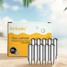 탄산수 기계 소다 식용 이산화탄소 실린더 소형 계란 강화 8g 버블 폭탄 CO2, 10개입 1박스