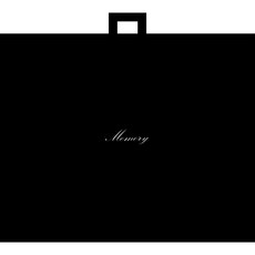 MEMORY 초대형 액자 부직포가방 72X88cm, 검정 5개포장