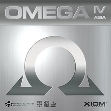 엑시옴 오메가4아시아 탁구러버, 적색, 1개