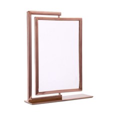 디얼픽유 팡쿠 회전 카페 안내판 식당 A5 실버 프레임 회전메뉴판 매장 양면, L. A5 회전거울 로즈골드