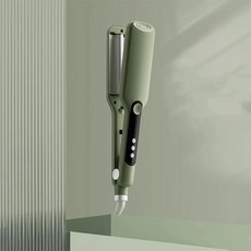 에그 롤 전기 헤어 컬링 아이언 자동 도구 오래 지속되는 프랑스어 스타일링 웨이브 크림핑 스타일러, AU, 색상: 1. 녹색 / 플러그 유형: A. AU