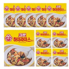 오뚜기 3분 하이라이스, 200g, 10개