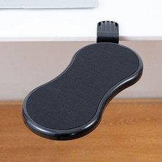 電腦手臂支架 手托架 鍵盤滑鼠支撐架, 黑色, 1個