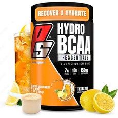 PROSUPPS HydroBCAA Essential Amino Acids Powder Blue Raspberry - Workout Supplement with BCAA EA, Texas Tea, 1개, 420g