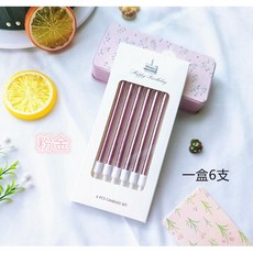 貝比 生日派對造型蠟燭, 1個, 5.粉一隻滿6隻一盒裝