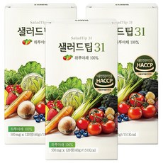 샐러드팁 식이섬유 41g, 3개, 120정