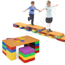 빅블럭 점보 벽돌 대형 상상 블럭 B세트 29pcs 블럭장난감 아기벽돌블럭, 혼합, 1개