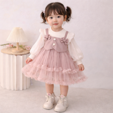 로지 리본 튜튜 원피스