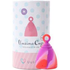 Uusina Cup 우시나 컵 원형 월경 컵 생리 컵 경혈 컵 (M 사이즈 대리석)