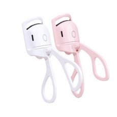 『開立發票』台灣發貨 二合一雙溫電燙睫毛夾 電睫毛夾 燙睫毛夾 電燙睫毛夾 睫毛器 睫毛捲翹器 兩檔控溫睫毛燙捲, 白色