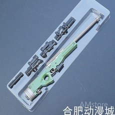 총기 다이캐스트 모형 합금 저격총 소총 24종 AK 에땁 그로자 스칼 브스스 스크스, 22cm/AWM, 1개