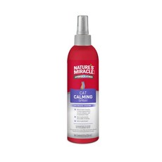 Nature's Miracle 進階白金幼犬定點訓練噴劑 室內外適用 8 fl oz, 1個, 自然奇蹟-貓用舒緩壓力噴劑 8oz
