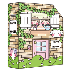 소워니놀이터 행복한 우리집 스퀴시북 DIY 만들기 세트, 기본+손코팅지(40장)+양면 테이프+투명 테이프, 1개