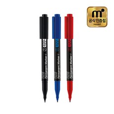 모나미 생잉크 네임펜 F122 선명한 오래쓰는 사인펜 1타12입, 흑