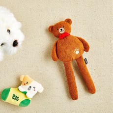 MODERN HOUSE 모던하우스 펫본 동물 친구들 부클 롱 토이 베어 삑삑 바스락 804588