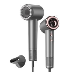 BaoTai 초고속 고출력 BLDC 음이온 헤어 드라이기 1600W, 다갈색.