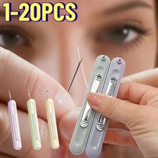 메이커랩 2-in-1 바늘 실꿰기 솔기 리퍼 다기능 재봉 공예 도구, 노란색 2PCS