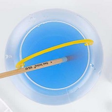 물결샵 접이식 미니 자바라 물통 소형 말통 편리한 미술 화방 다용도 꽂이 여행용 도구