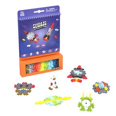 【Plus-Plus 加加積木】小顆粒主題遊戲冊 125pcs, 宇宙 PLU011002, 精裝
