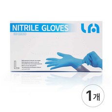 링크메드 니트릴 장갑 의료용 위생 장갑 100매, 1박스, L