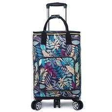 바퀴달린장바구니 시장 캐리어 쇼핑 장바구니 접이식 트롤리 대용량 카트