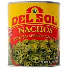 Del Sol 델솔 나쵸 슬라이스 할라피뇨 페퍼스 2.892kg, 2개