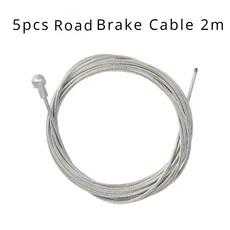 5/10pcs 2M 도로 자전거 브레이크 라인 스테인레스 스틸 시프트 와이어 케이블 산악 내구성 기어 고정 내부, 03 5pc Road Brake Cable