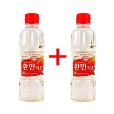 롯데 환만식초, 500ml, 2개