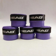 오버 테니스 라켓 슬립 패들 충격 배드민턴 스쿼시 훈련 스웨트 밴드, 5. sticky purple, 1개