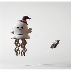 迷你跳舞幽靈 發條玩具 創意解壓 兒童益智玩具 新年禮物, 發條跳舞雲朵, 1個