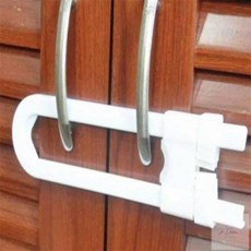 도어 안전 잠금장치 서랍장문열림방지 서랍장고정장치 문안전잠금장치 유아안전고리 서랍장안전잠금장치, 기본, 1개