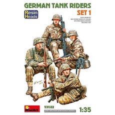 MINI53022 1/35 German Tank Riders Set 1 (레진헤드), 1개