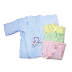 童馨 舖棉日系綁帶和服 中版長版保暖睡袍，兒童寶寶防踢被幼童睡衣