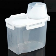 Lunamay 곡물통 계량뚜껑 잡곡통 1.75L