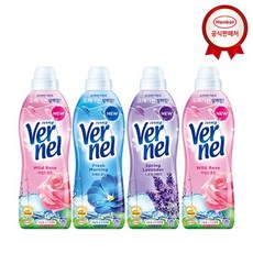 버넬 고농축 섬유유연제 900ml x4개, 스프링 라벤더, 4개
