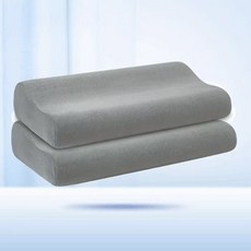 헤르티 목보호 고급 3D 메모리폼 목베개, 1개, 블랙