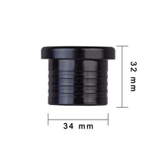 BOV 밸브 플러그 블로우 실리콘 덤프 10 12 14 16 18 20 22 25 34 38 알루미늄 MM 호스 블랭킹 합금 오프, 34mm black, 4) 34mm black