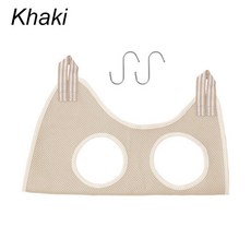 고양이 손질 손톱 절단 안티 스크래치 물린 고정 가방 목욕 트리밍 구속 미용 해먹 교수형 애완 동물 용품, S, Khaki, 1개