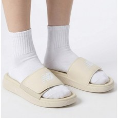뉴발란스 슬리퍼 공용 찍찍이 벨크로 발볼 조절 쿠션 슬라이드 학생 직장인 사무용 실내화
