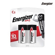 에너자이저 알카라인 맥스 건전지 C형 2입