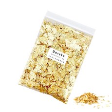 Dorake 금박 헤어용 네일용 수예 회화 장식용 레진용 5g 골드