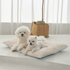 슈퍼펫 강아지 고양이 사계절 양면방석 쿠션, 1개, 아이보리