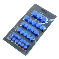 [호환] 장식 볼트 너트 오토바이 액세서리 커버 Yamaha Fz8 Jog Ducati 999 Sv 650 Ease Adv350, 05 파란색