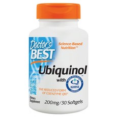 Doctor's BEST 還原型輔酶Q10軟膠囊 200mg, 30顆, 1罐