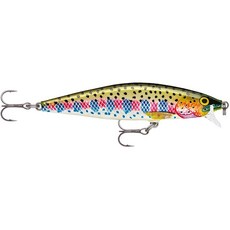 Rapala(라파라) 미노우 플랫랩 8cm 7g 레인보우 트라우트 RT FLR8-RT 루어, 1개