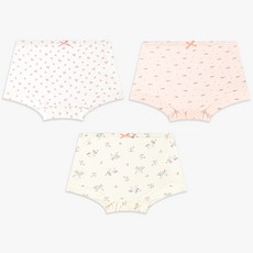 멜리스 국내생산 CM프리티 여아 사각팬티 3매입 세트