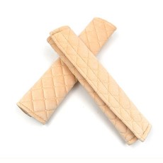 기본색상 안전띠패드 벨벳 보호막 베이지 스토퍼 차량벨트 부드러운 75267ea 1(PC)