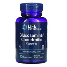 라이프익스텐션 글루코사민 400mg 콘드로이틴 450mg 100캡슐, 100정, 1개