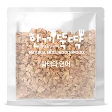 한끼뚝딱 전연령 강아지 황태담은 소프트 사료 습식 50g, 연어+황태, 1개